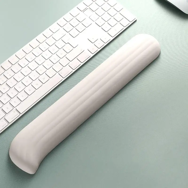 Reposamuñecas ergonómico para teclado de silicona antideslizante - imagen 4