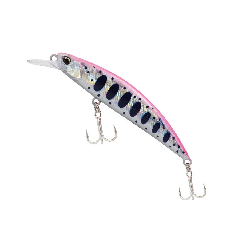 Minnow Wobbler RYUKI 80S hundimiento Trolling Swimbait 8cm 12g señuelo de pesca Jerkbait cebo Artificial Culter Alburnus cebo de lubina - imagen 2