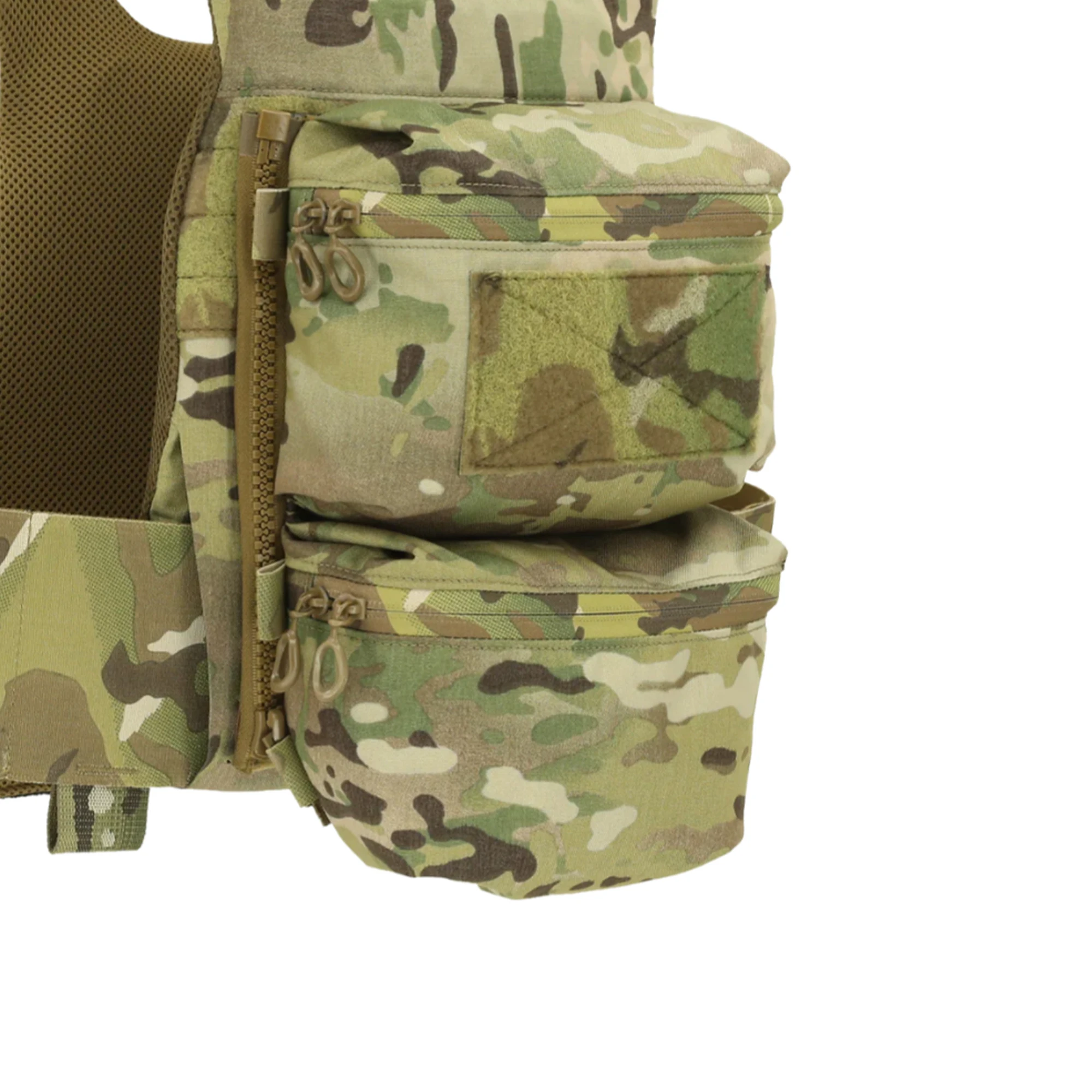 Adaptador táctico de estilo Ferro molle con cremallera, Panel trasero, Kit de adaptación de cremallera Tegris para airsoft JPC FCSK series, adaptador de cremallera - imagen 4