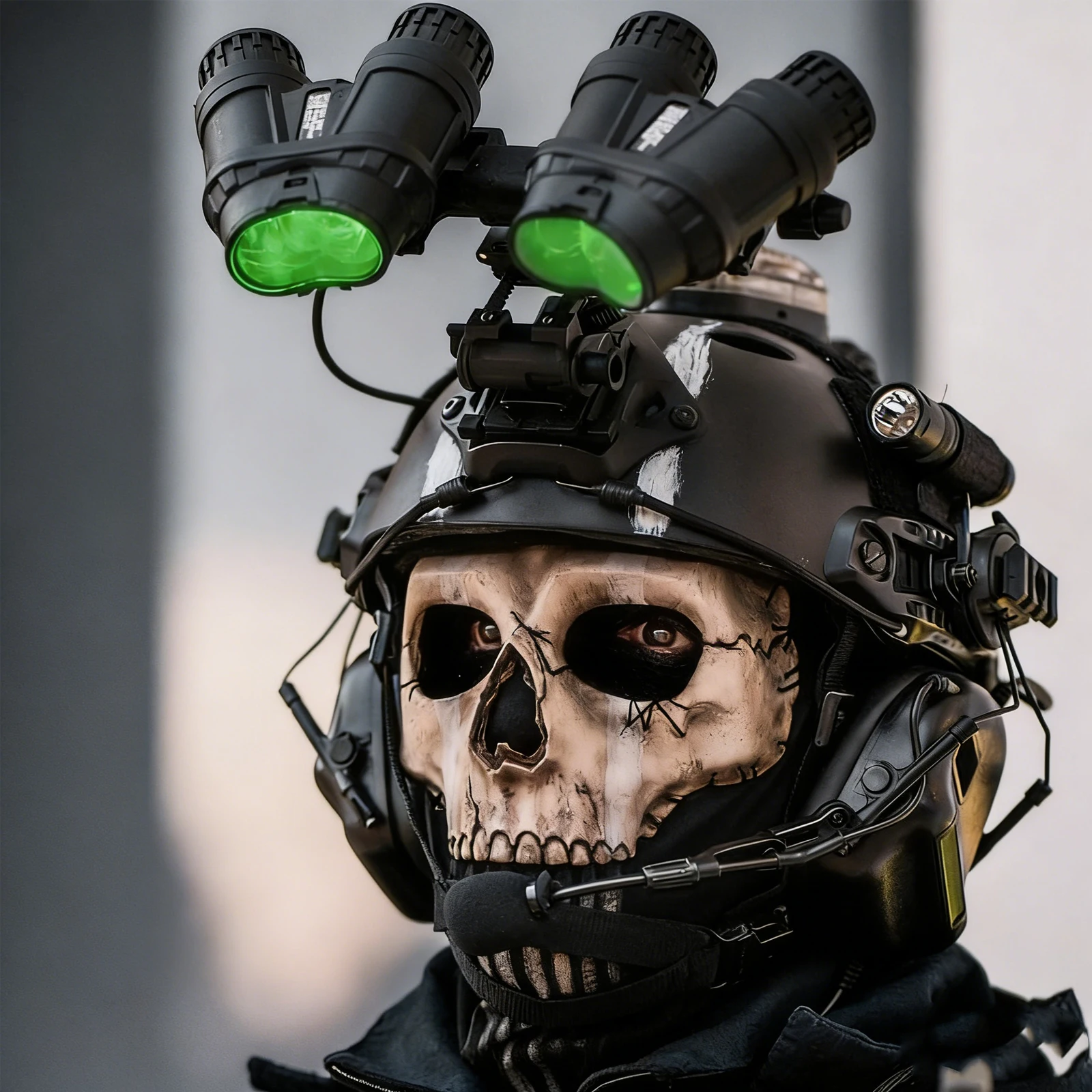 Casco táctico Ghost airsoft con gafas de visión nocturna GPNVG18 - imagen 2