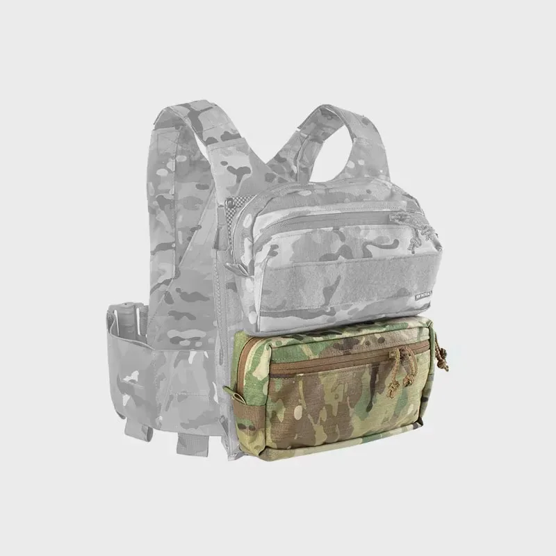 Bolsa miscelánea con cremallera horizontal SS GP, bolsa con sello de cintura Molle, Panel trasero LV119 PH39 - imagen 4
