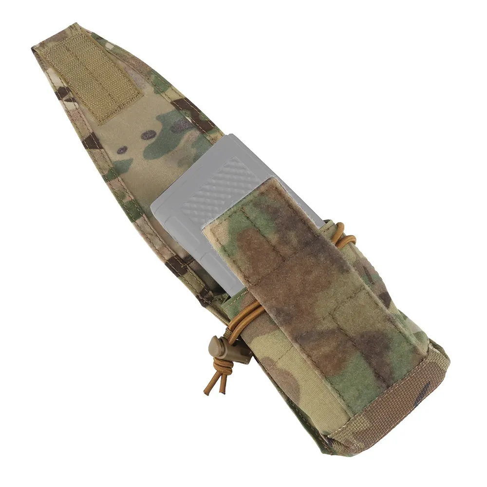Bolsa táctica para revistas Molle Mag M16 M4 AK 47 74, funda para Rifle con cubierta ajustable, parte superior abierta, para caza Airsoft, 5,56 - imagen 2
