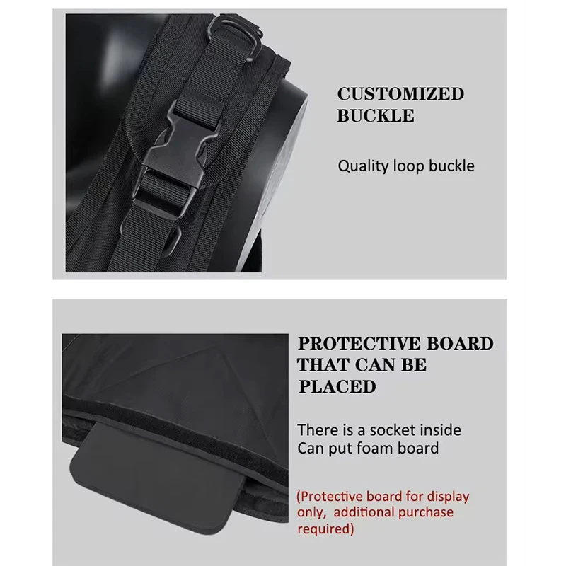 Chaleco táctico de combate para exteriores, portador de placa, táctico, Molle - imagen 5