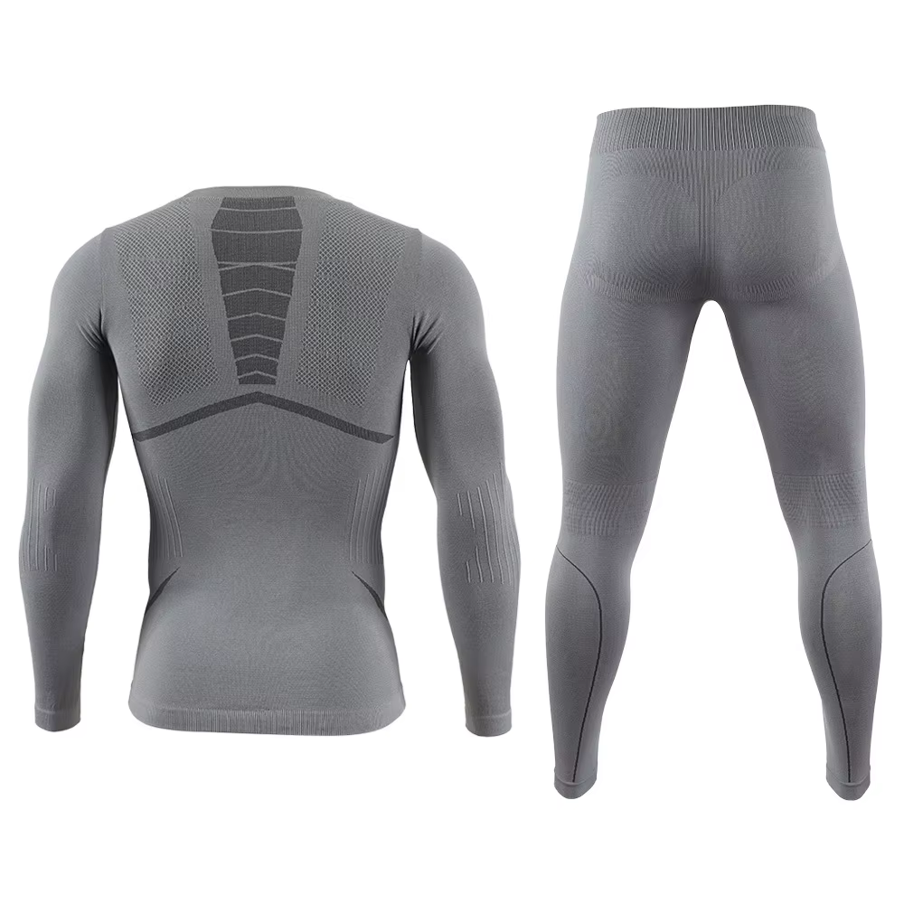 Ropa interior térmica sin costuras ajustada transpirable para esquí - imagen 4