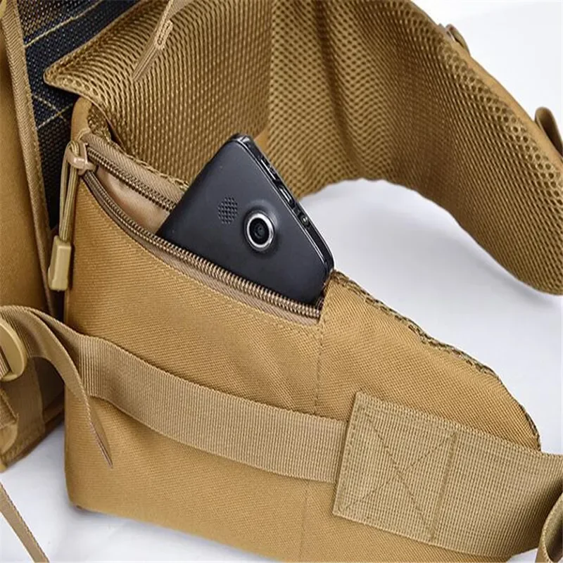 Mochila táctica de camuflaje para hombre, bolsa de 50l para acampar, senderismo, caza táctica - imagen 5