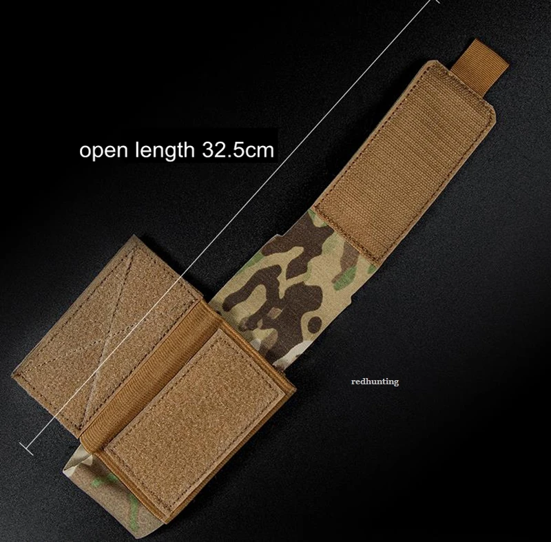 Soporte de correas de torniquete táctico MOLLE, herramientas de mano médicas EMT, chaleco de caza, bolsa de caída, soporte de torniquete elástico Airsoft - imagen 2