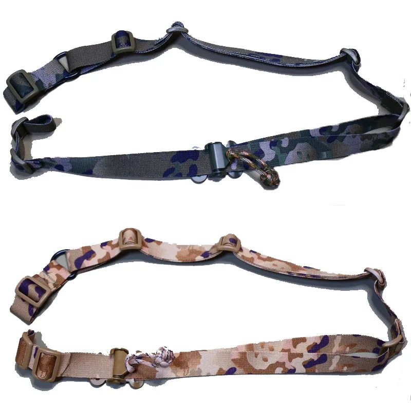 Correa de hombro táctica de ajuste rápido para exteriores, correa de pistola táctica, correa de conmutación de un solo/doble punto