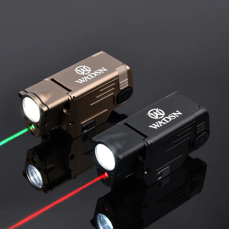 WADSNTactical SBAL PL Linterna táctica airsoft láser punto rojo y verde - imagen 4