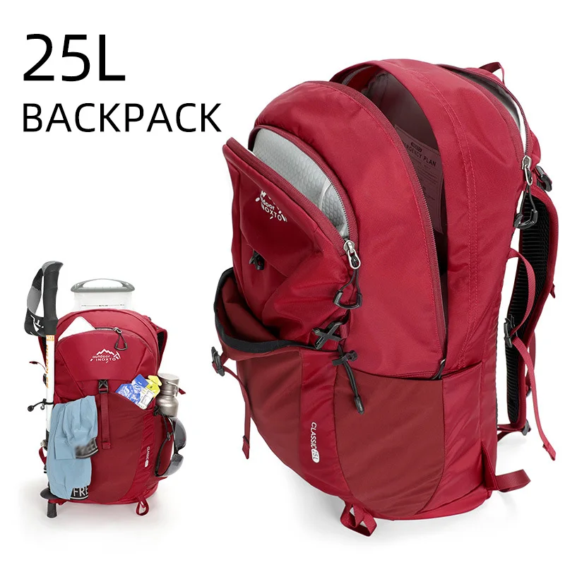 Mochila grande para acampar y ciclismo de 25L, chaleco hidratante para correr, deportes al aire libre, escalada, senderismo, bolsa de hidratación para bicicleta de montaña y carretera - imagen 3