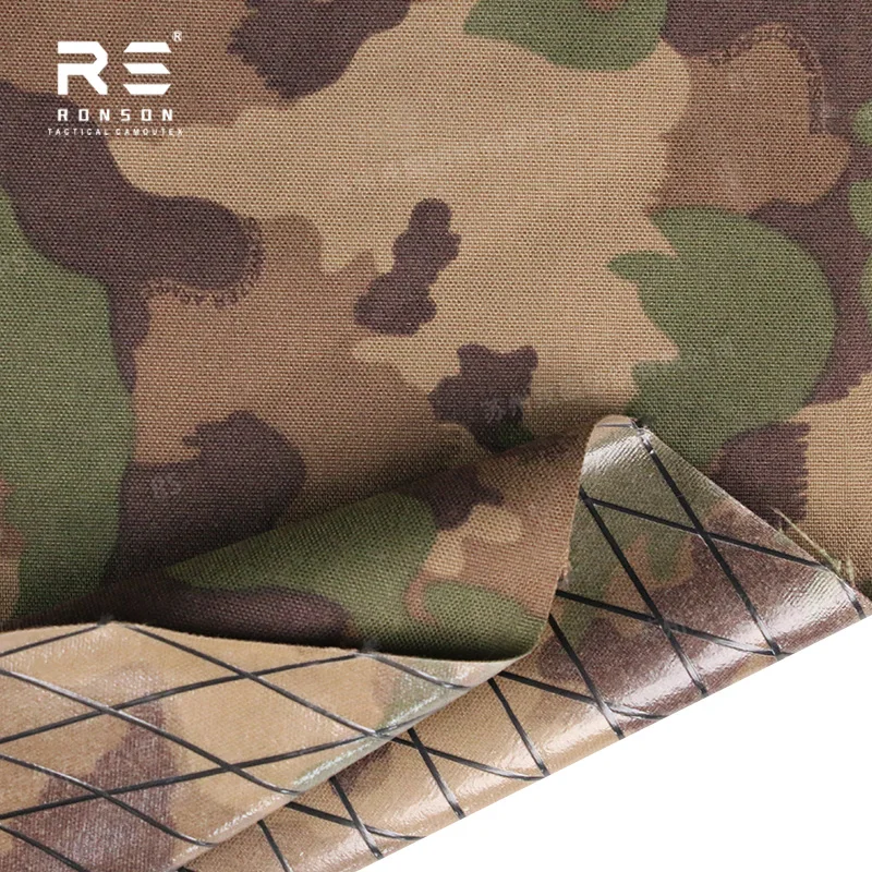 Accesorios de bolsa y equipaje impermeables compuestos de rejilla de alta resistencia de camuflaje para exteriores hechos de tela de nailon - imagen 3