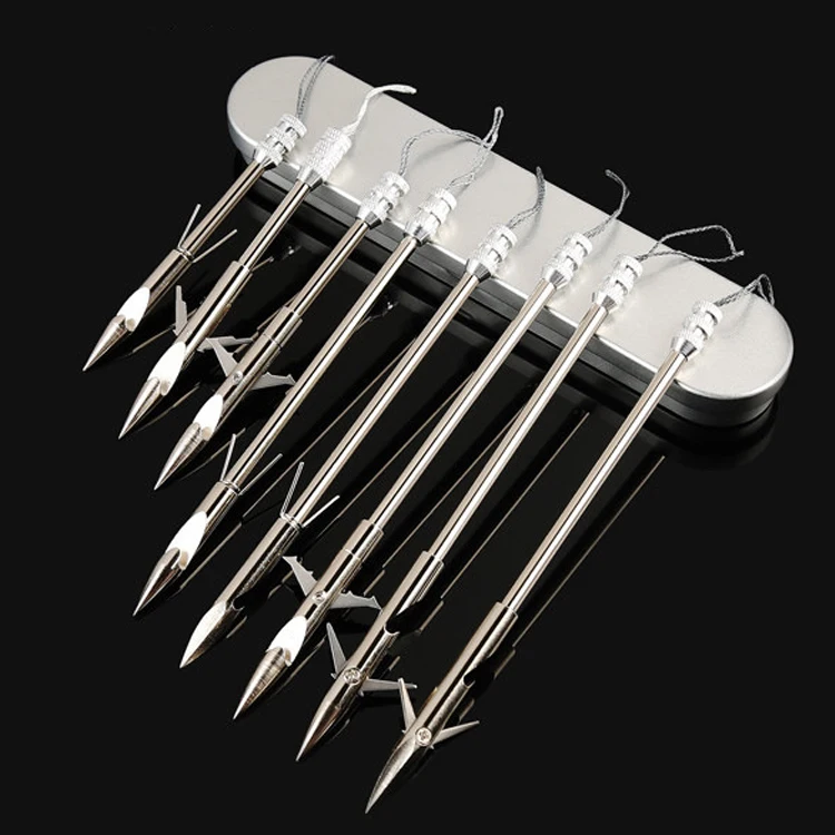 Dardos de pesca de piezas, tirachinas, catapulta, flechas de pesca, accesorios de pesca, flechas, dardos de habilidad, acero inoxidable, punta de flecha de tiro con arco - imagen 2