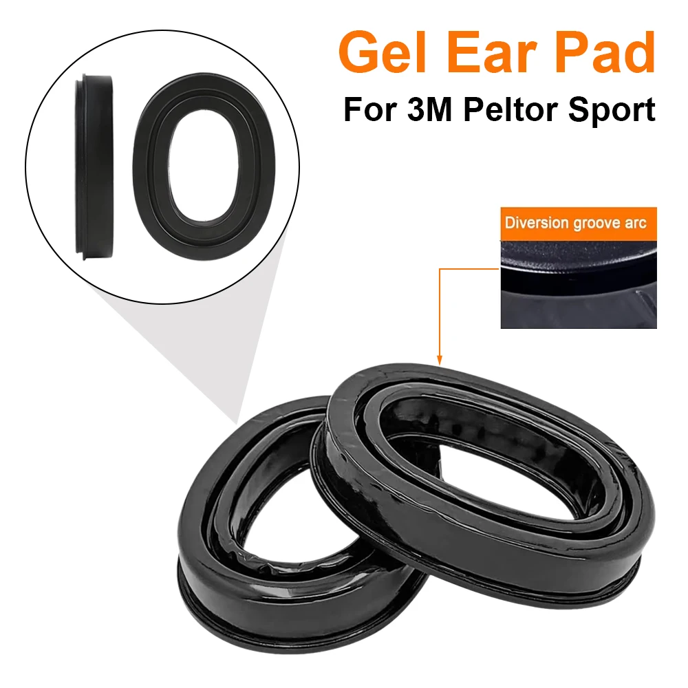 Orejeras tácticas 3M Peltor almohadillas gel repuesto - imagen 5