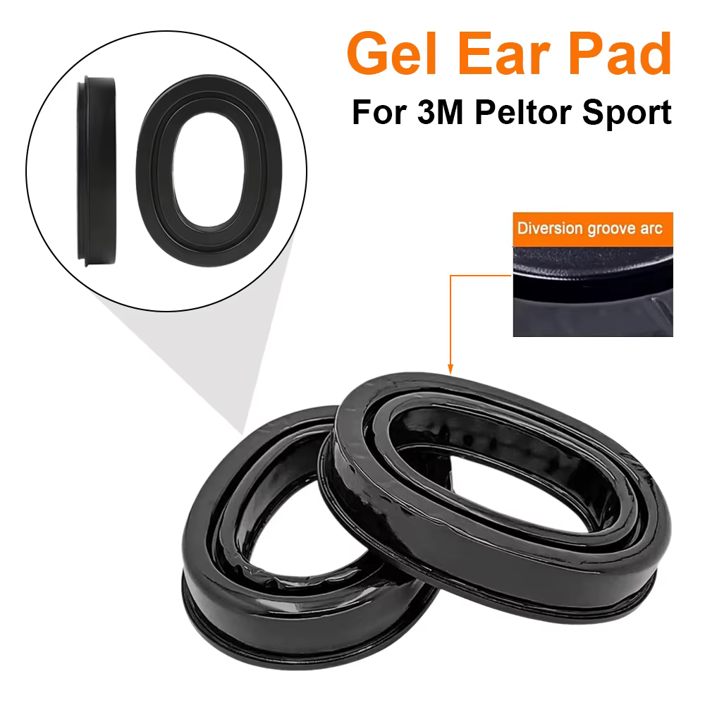 Orejeras tácticas 3M Peltor almohadillas gel repuesto - imagen 5