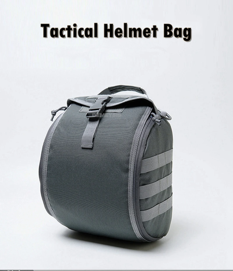 Bolsa táctica para casco con sistema MOLLE lateral