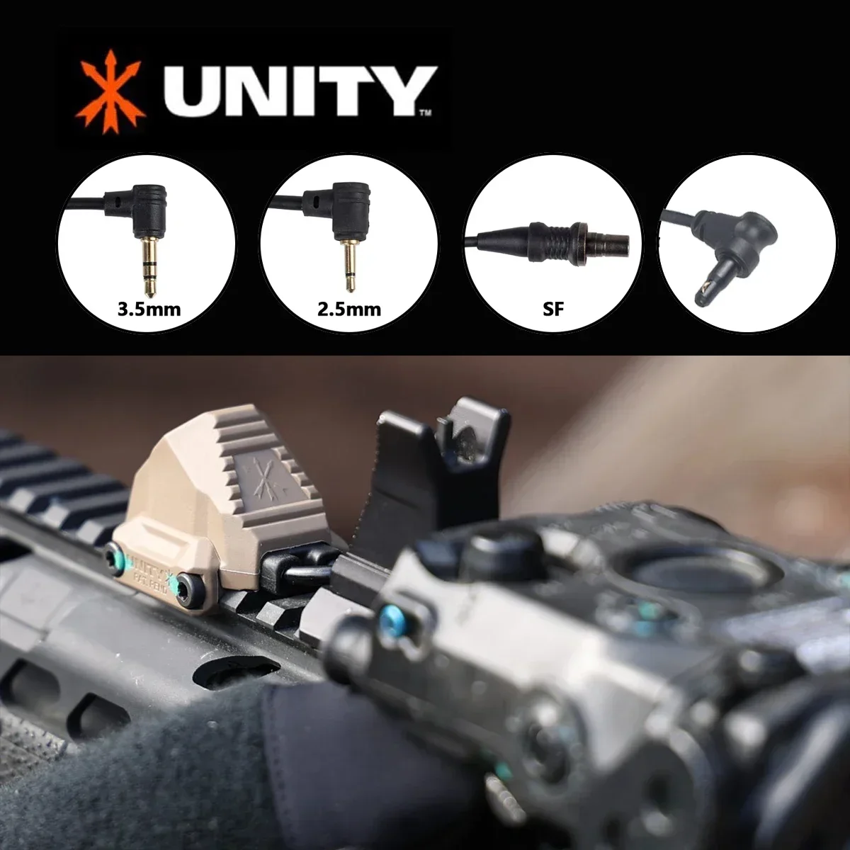 Unidad táctica AXON SL SYNC 7 "Picatinny interruptor remoto para Surefire M300 M600 2,5 3,5 SF enchufe de grúa NGAL PEQ-15 láser - imagen 2