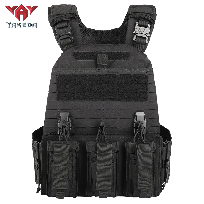 Chaleco táctico YAKEDA 500D nylon camuflaje MOLLE entrenamiento CS - imagen 2