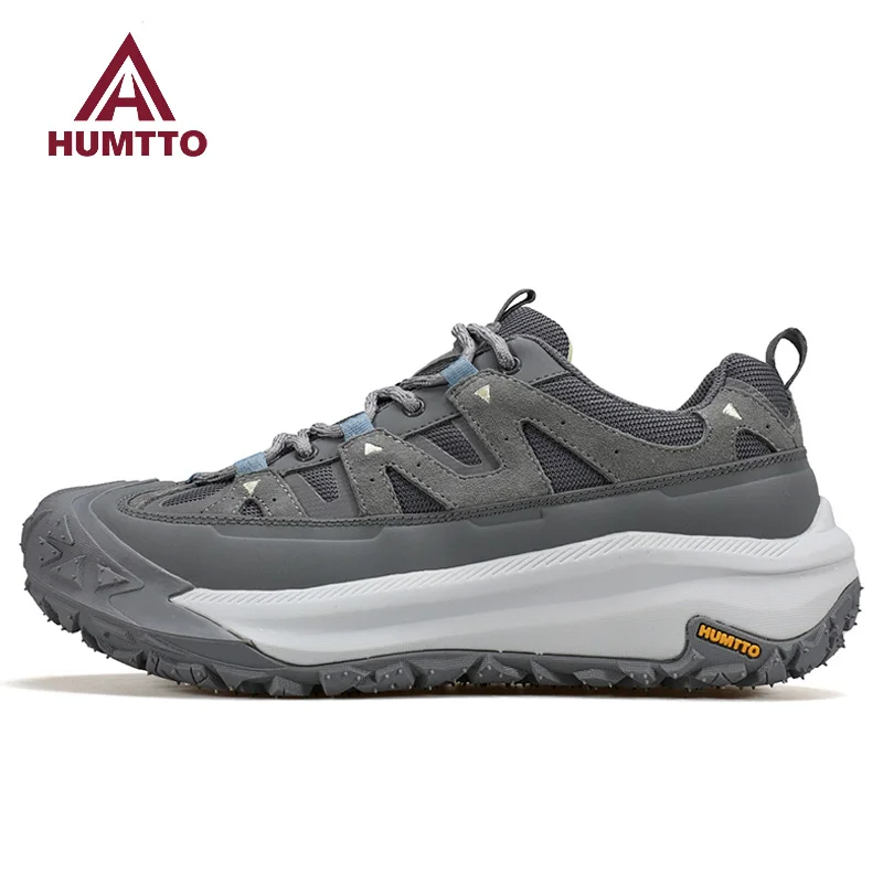 HUMTTO, Botas de senderismo de piel de vaca para exteriores para hombre, botas de caza impermeables, zapatos de trekking para mujer, zapatos de trekking al tobillo, zapatillas para caminar