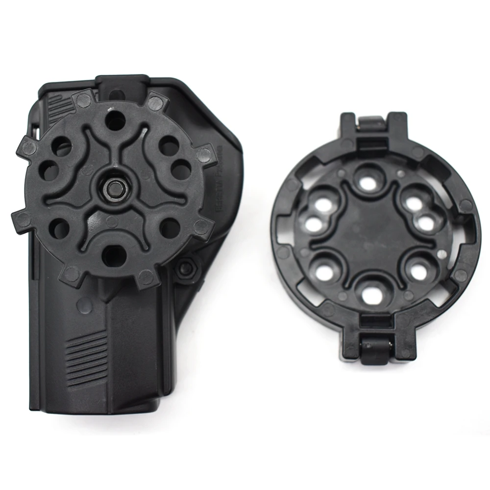 Funda para pistola de caza Molle, Kit de desconexión rápida, ángulos de 360 grados, funda de plataforma, chaleco adaptador para G 17 19 22 23/Beretta M9 - imagen 5