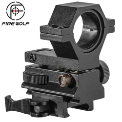 FIRE WOLF anillo montaje rifle 30mm/25mm QD – soporte linterna