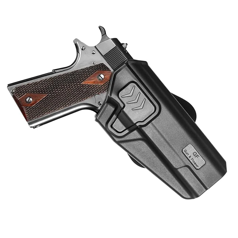 Funda OWB 1911 para Colt 1911/Elite Force 1911/ Kimber 1911/Rock Island Armory 1911/Springfield 1911/tamaño completo 5''sin riel/derecha - imagen 3