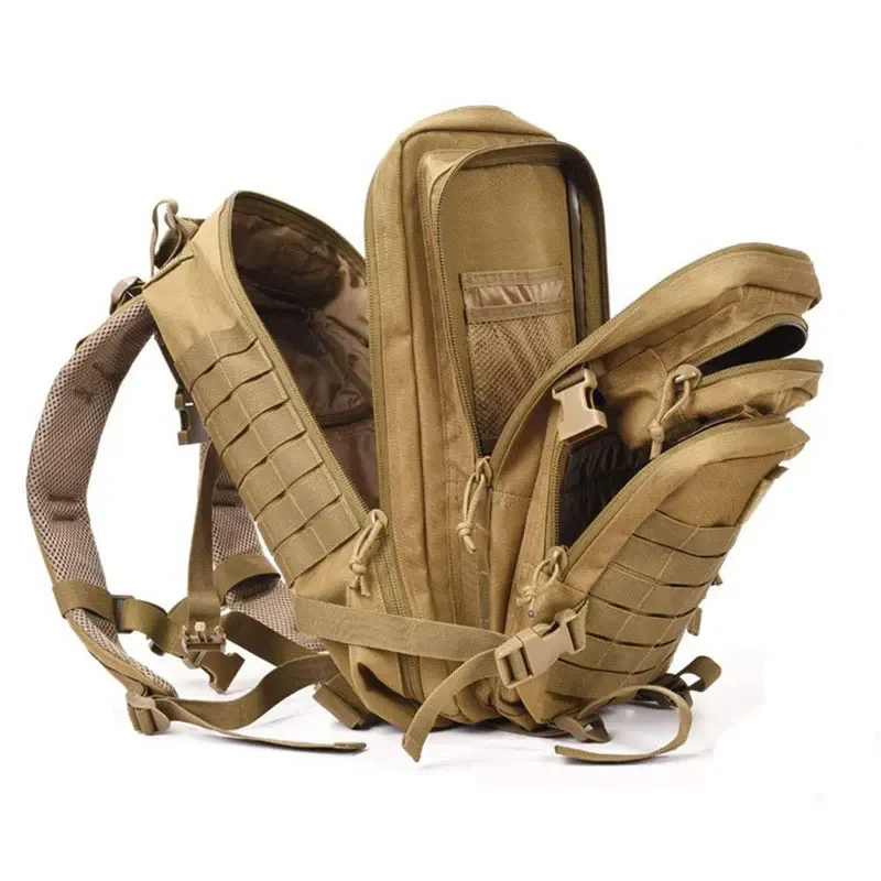 Mochila táctica militar Molle de asalto del ejército, bolsa de camuflaje de gran capacidad para caza al aire libre, senderismo, Camping y viaje - imagen 5