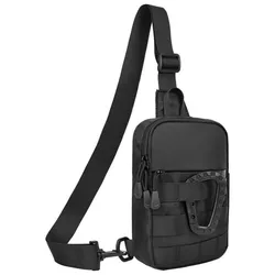 Mochila táctica bandolera para exterior con gancho y bucle resistente