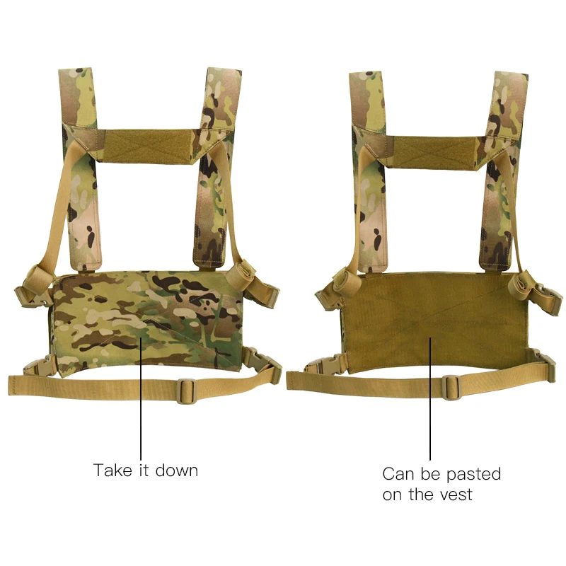 Chaleco táctico de nailon 1000D, Multicam de seguridad de combate, equipo para accesorios de caza al aire libre - imagen 4