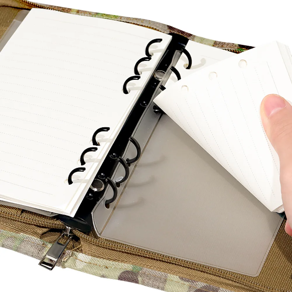 Funda de libro táctica del ejército, cubierta de cuaderno para exteriores, Camuflaje, diario - imagen 4