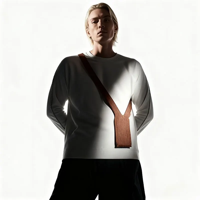 Bolsa tejida para teléfono móvil, bolsillo para teléfono móvil, funda protectora de tela de malla acanalada, bolsa de almacenamiento de tejido 3D todo en uno - imagen 2