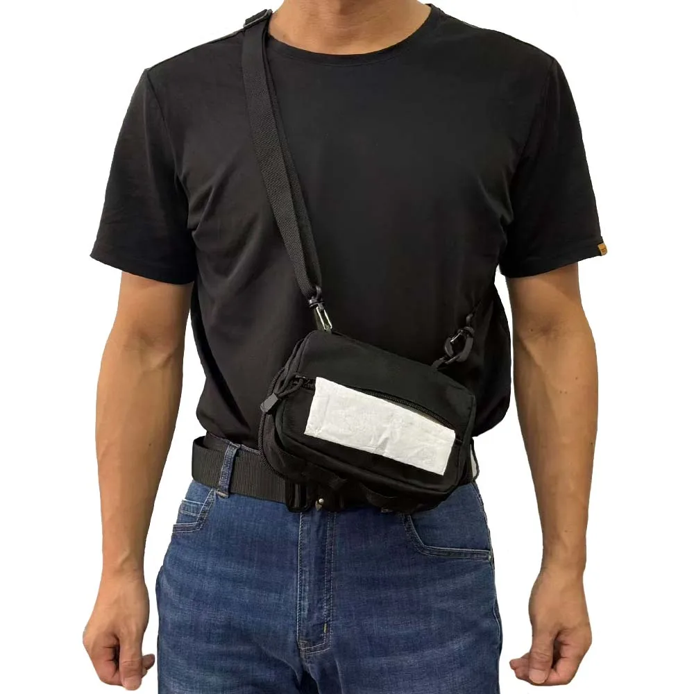 Bolsa de almacenamiento táctica multifuncional molle, caja de almacenamiento de pañuelos para acampar y viajar, kit de herramientas de un solo hombro - imagen 4