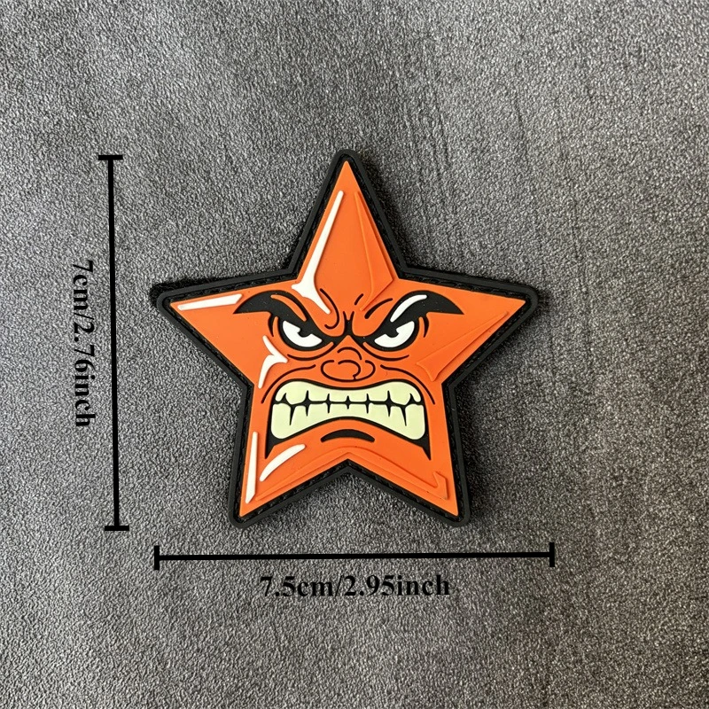 Parche táctico de PVC 3D para ropa, insignia de moral, gancho, parches militares, pegatinas para mochila - imagen 5