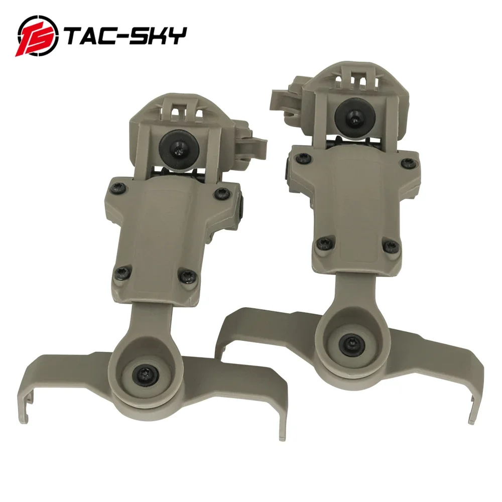 Adaptador de pista para casco de arco, accesorio para auriculares tácticos, soporte para casco de arco, Compatible con auriculares MSA SORDI, TAC-SKY - imagen 5