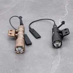 Linterna táctica M600 LED Airsoft – Montaje rail Mlok Keymod