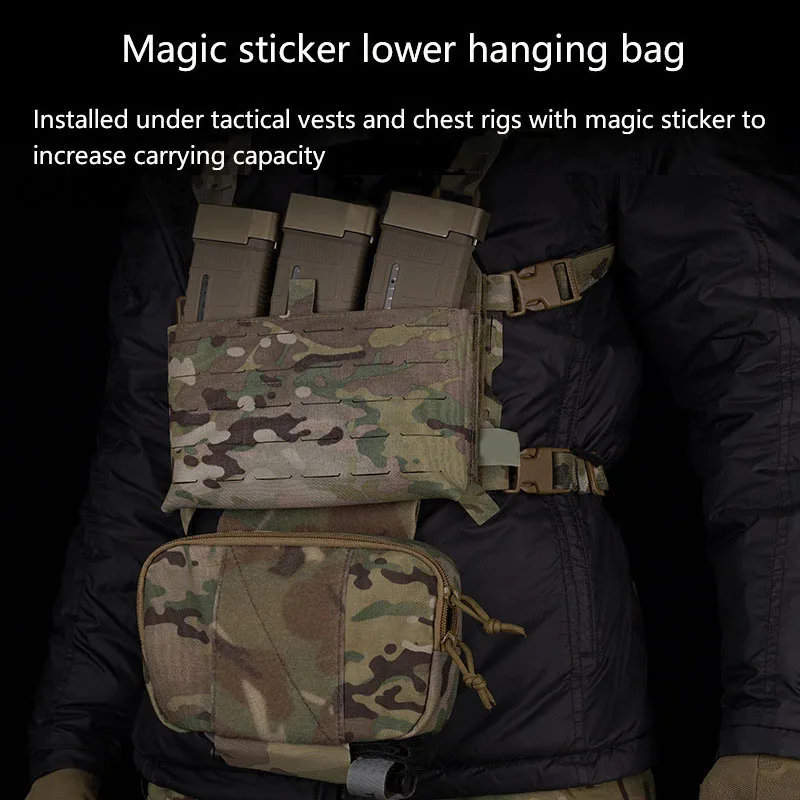 Bolsa de tareas multiusos pequeña, montaje de chaleco de cinturón adecuado, fácil de usar, pegatina mágica de gamuza interior - imagen 4