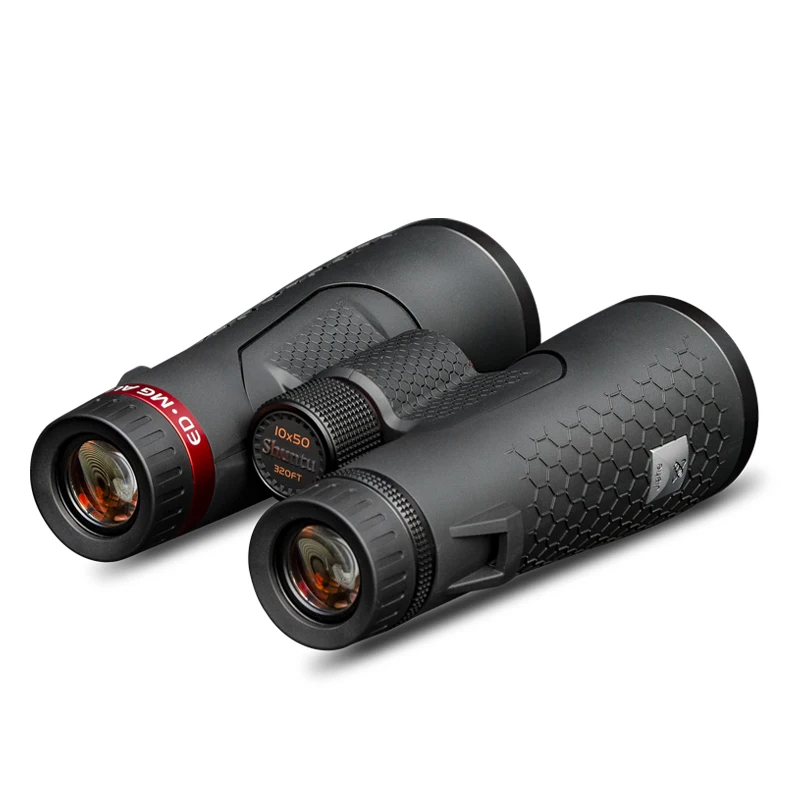 Shuntu potente binoculares con lente ED 10x50/12X50 IPX7 impermeable Bak4 prisma telescopio al aire libre de largo alcance para Camping caza deporte - imagen 3