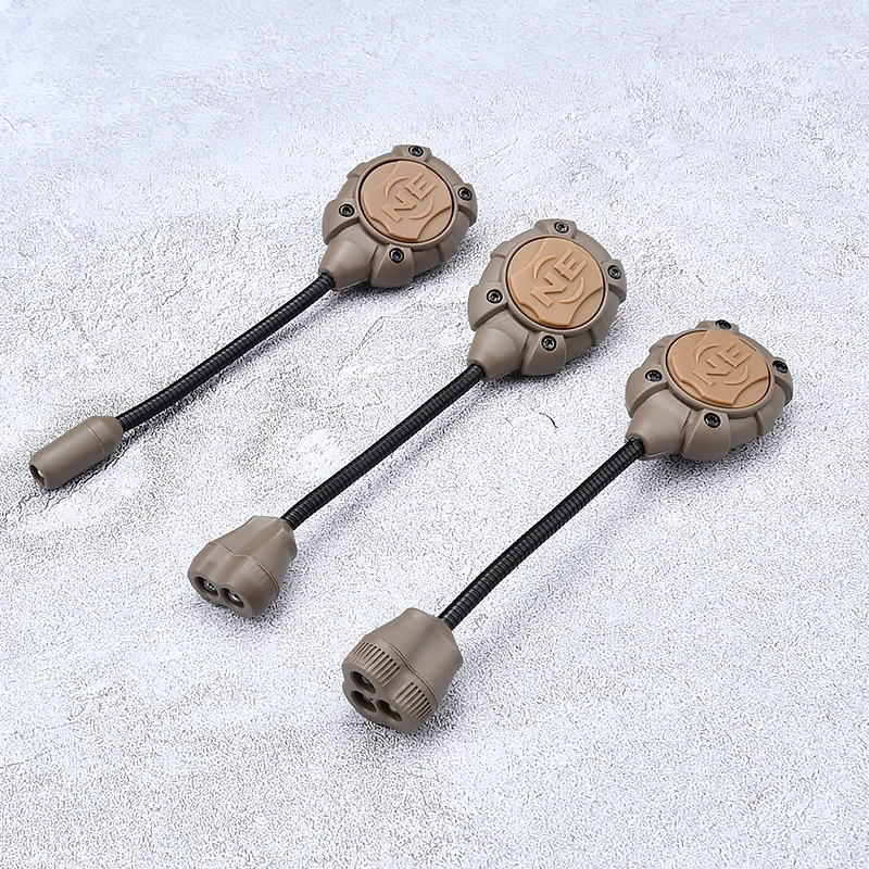 WADSN Mpls casco táctico rápido luz estroboscópica MICH MOLLE rojo verde IR lámpara de cabeza LED de caza militar linterna de seguridad de supervivencia - imagen 3