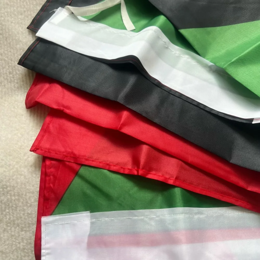 BANDERA YIXIN Bandera de Sudán 150x90cm poliéster impreso de doble cara colgante Bandera nacional de Sudán Bandera del Sultán para decoración - imagen 4