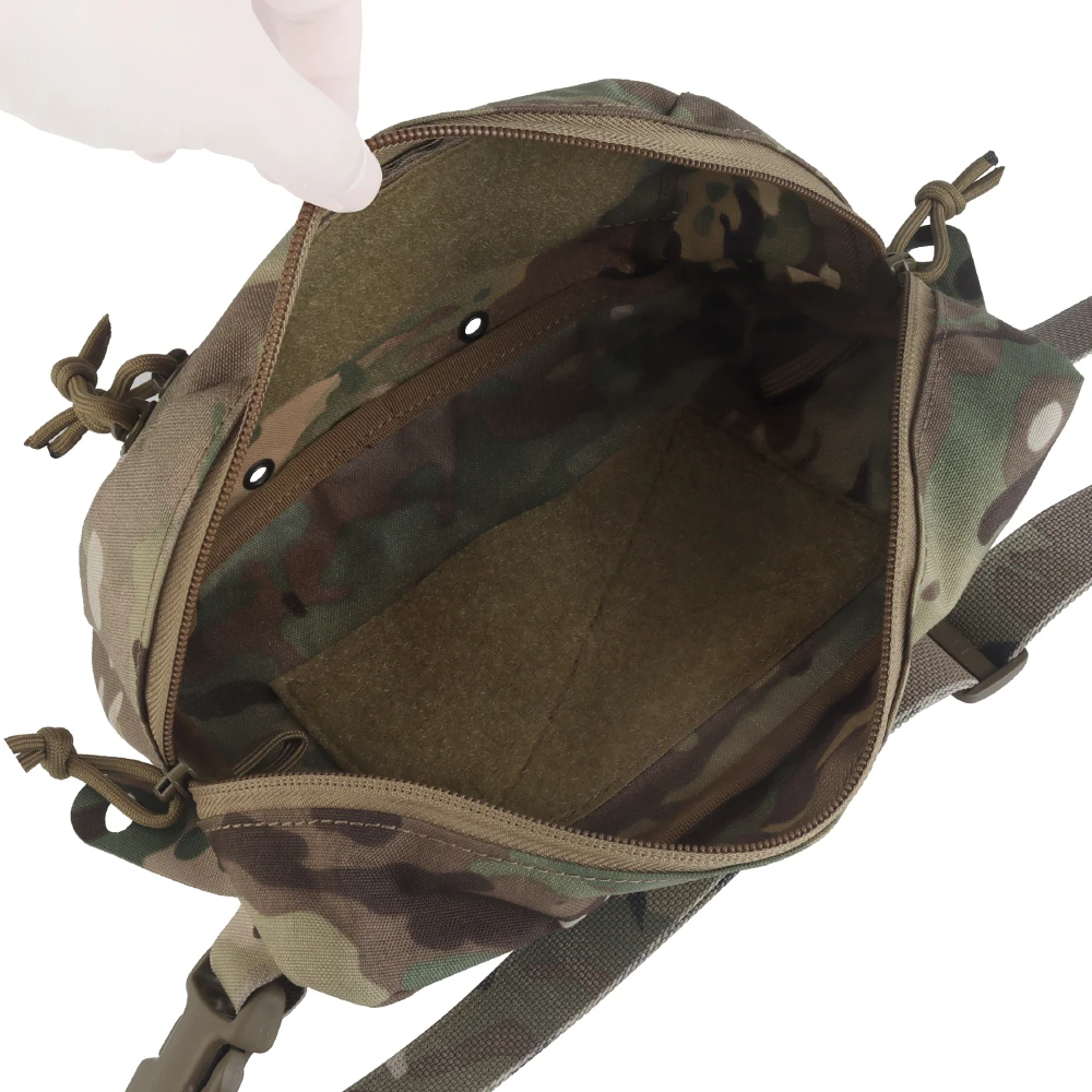 Riñonera táctica ajustable estilo SS, bolsa grande, mochila de combate, gran capacidad para caza, accesorios de equipo AirSoft - imagen 2