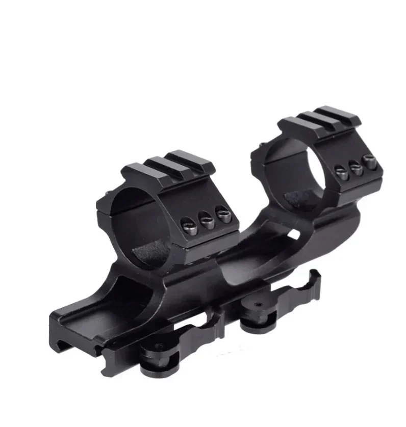 Soporte QD Mount Ar15 Ak 47 para caza, montaje de alcance de una pieza de liberación rápida, anillos duales de 25,4mm/30mm, Picatinny voladizo - imagen 5
