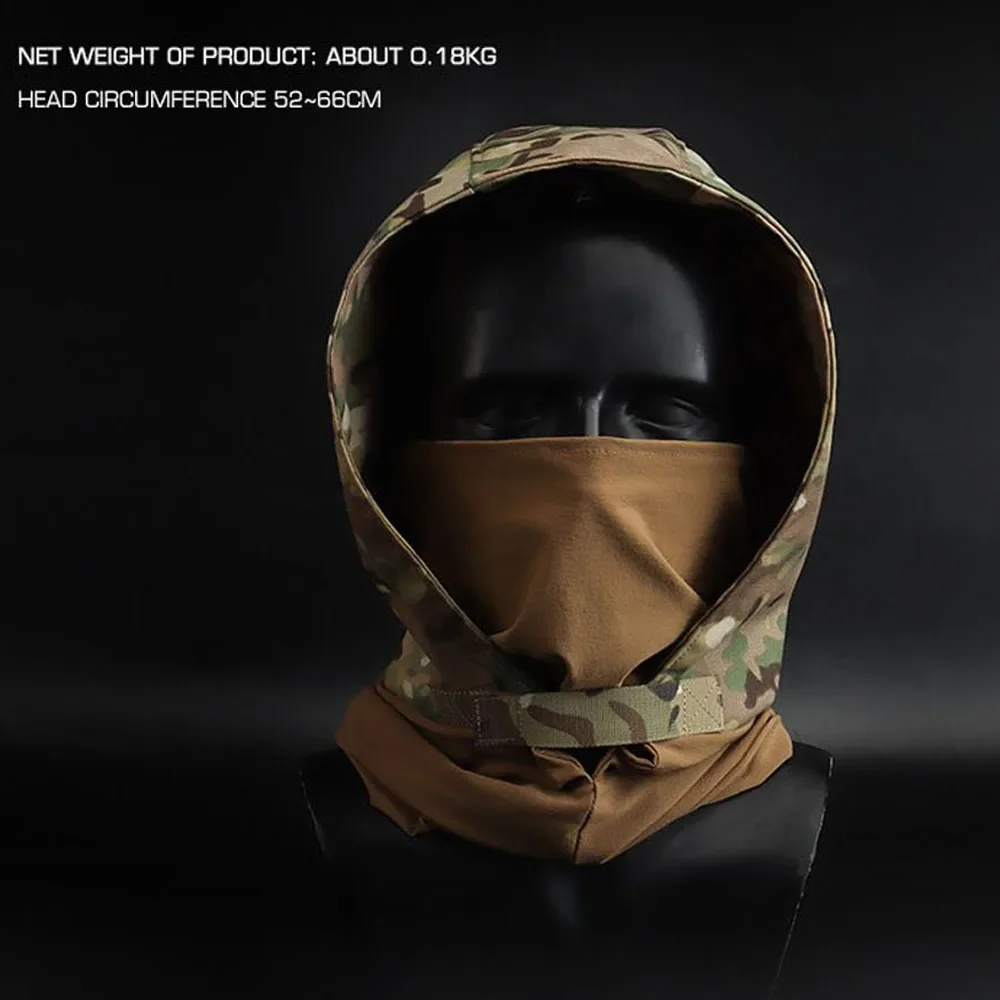 Casco táctico máscara de cara completa transpirable al aire libre caza deporte senderismo noche casco Airsoft paintball Halloween Cosplay Prop - imagen 2