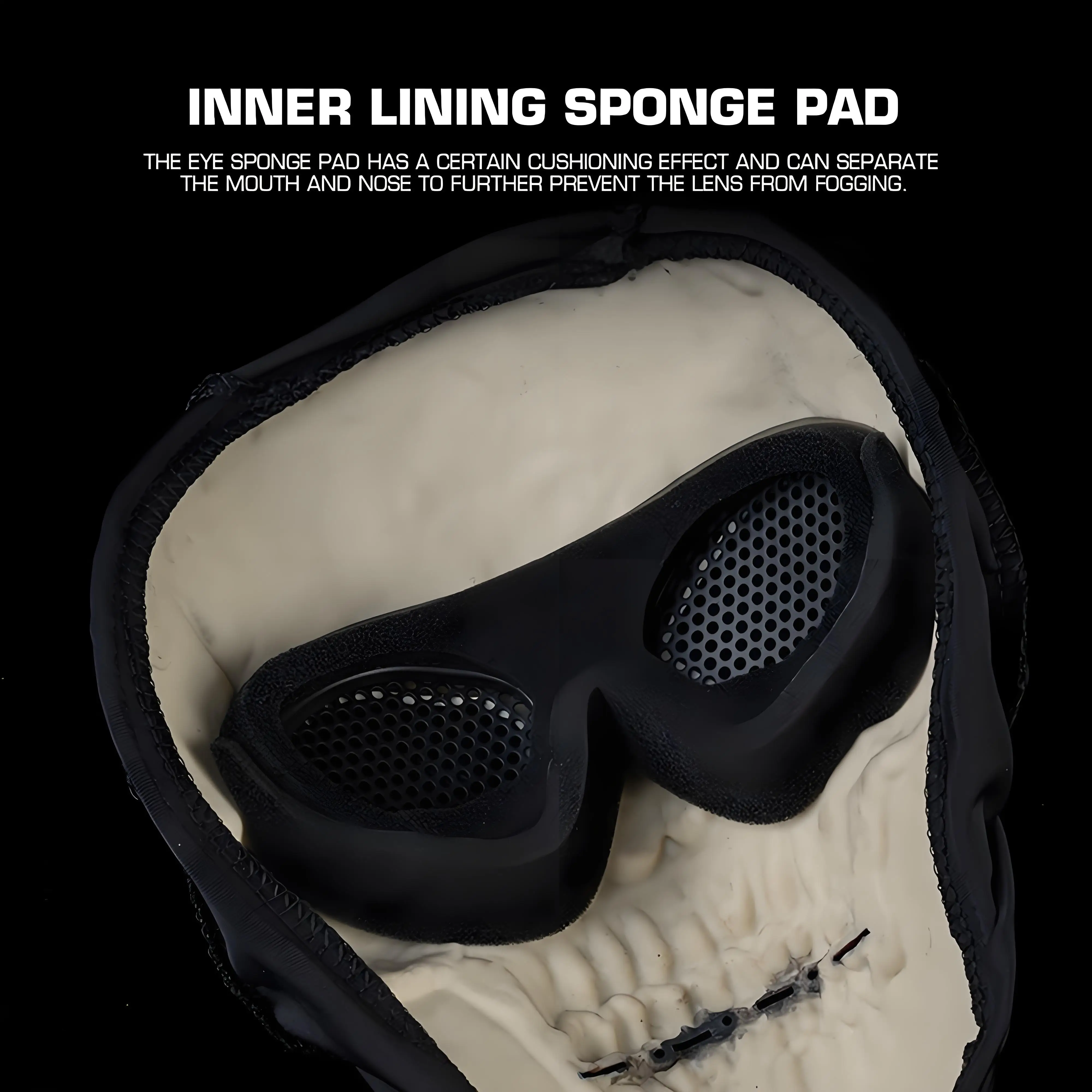 COD Headgear Pasamontañas Silicona suave plegable acolchado con ventilación bucal - imagen 4