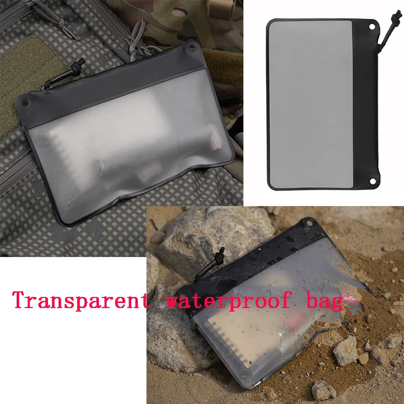 Bolsa impermeable transparente para senderismo al aire libre (S) bolsa impermeable para acampar - imagen 3