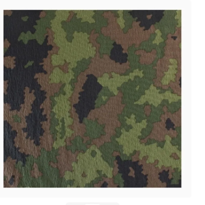Tela elástica de empalme de traje de rana de cuatro caras de camuflaje de Finlandia