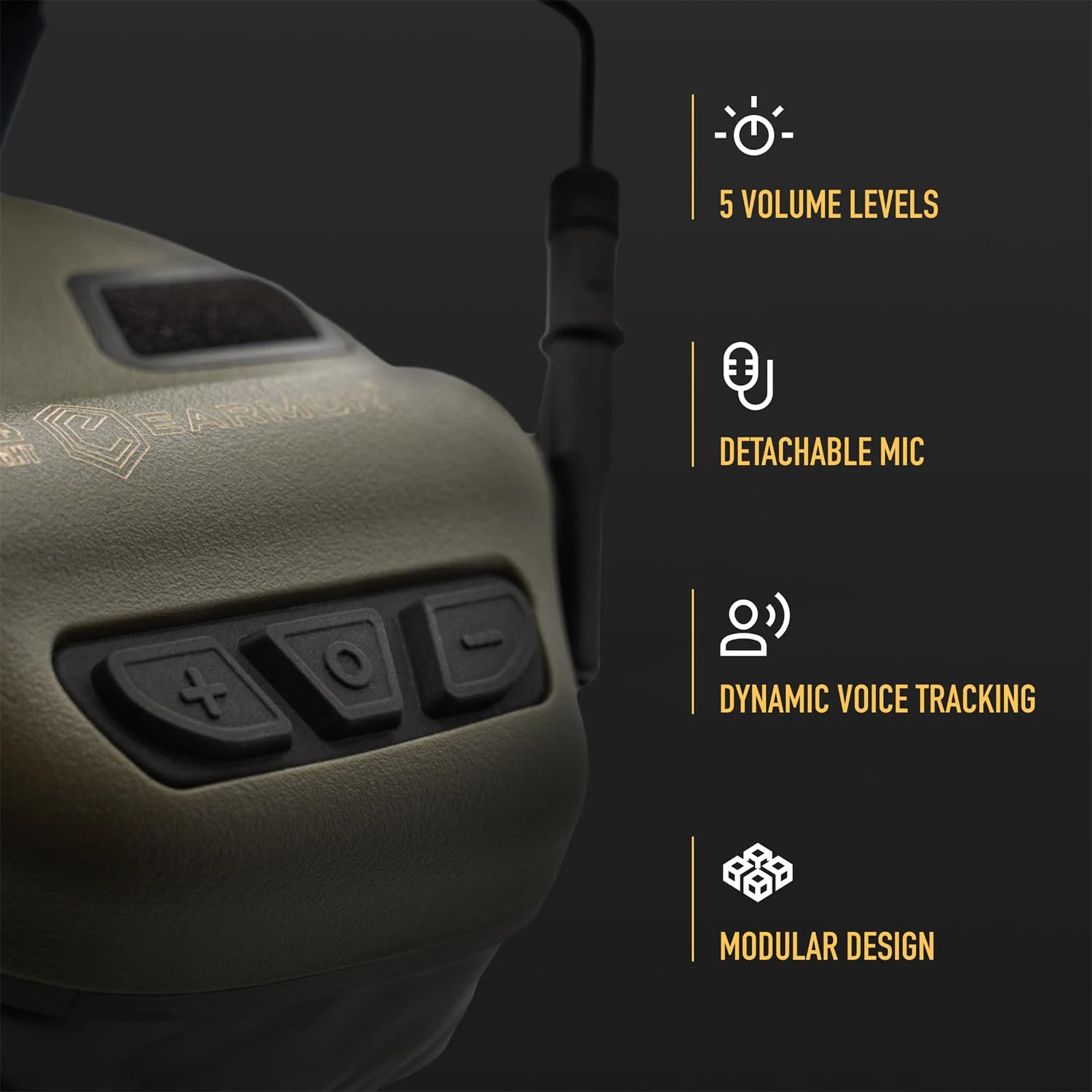 OPSMEN Earmor Airsoftsports táctico M32 SE auriculares con cancelación de ruido comunicación de aviación Softair auriculares de tiro - imagen 5