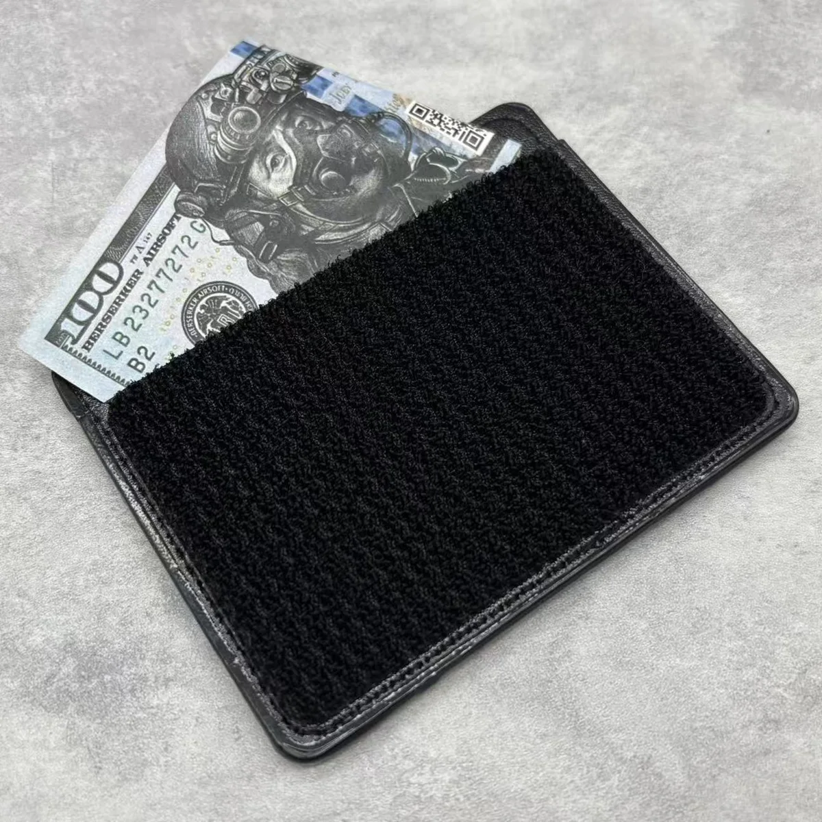 Portatarjetas integrado con gancho y bucle con funda para tarjetas y etiqueta de identificación - imagen 3