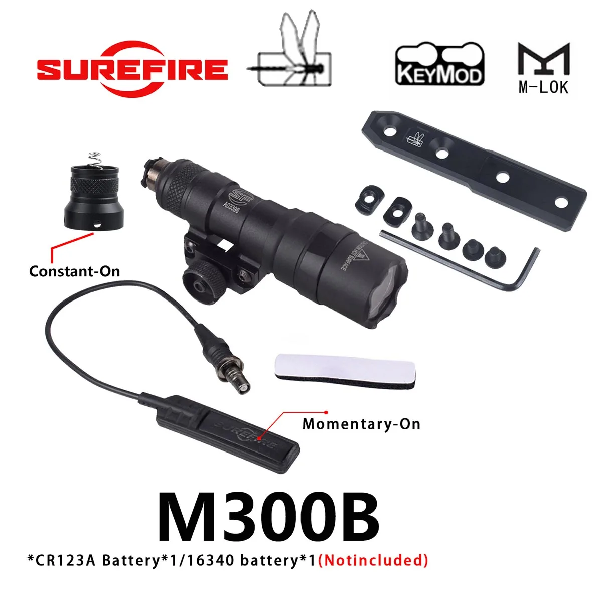 Thorntail – Base de Luz Táctica Metal para Rail MLOK - imagen 2
