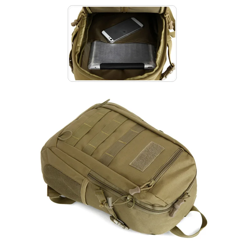 Mochila de caza para deportes al aire libre para hombre, bolsa de viaje para senderismo, montañismo, Camping, bolsa de asalto táctica de camuflaje - imagen 5
