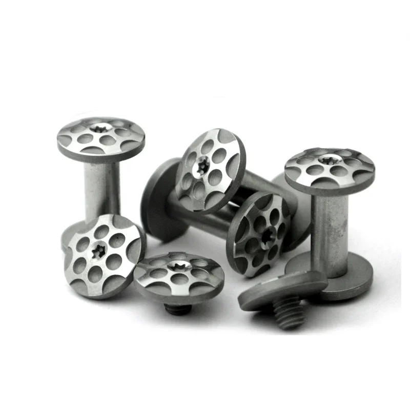 Tornillos de acero inoxidable M4 CNC para MANGO de cuchillo, sujetadores, herramienta de cuchillo de bolsillo DIY, husillo de bloqueo, 2 juegos - imagen 2