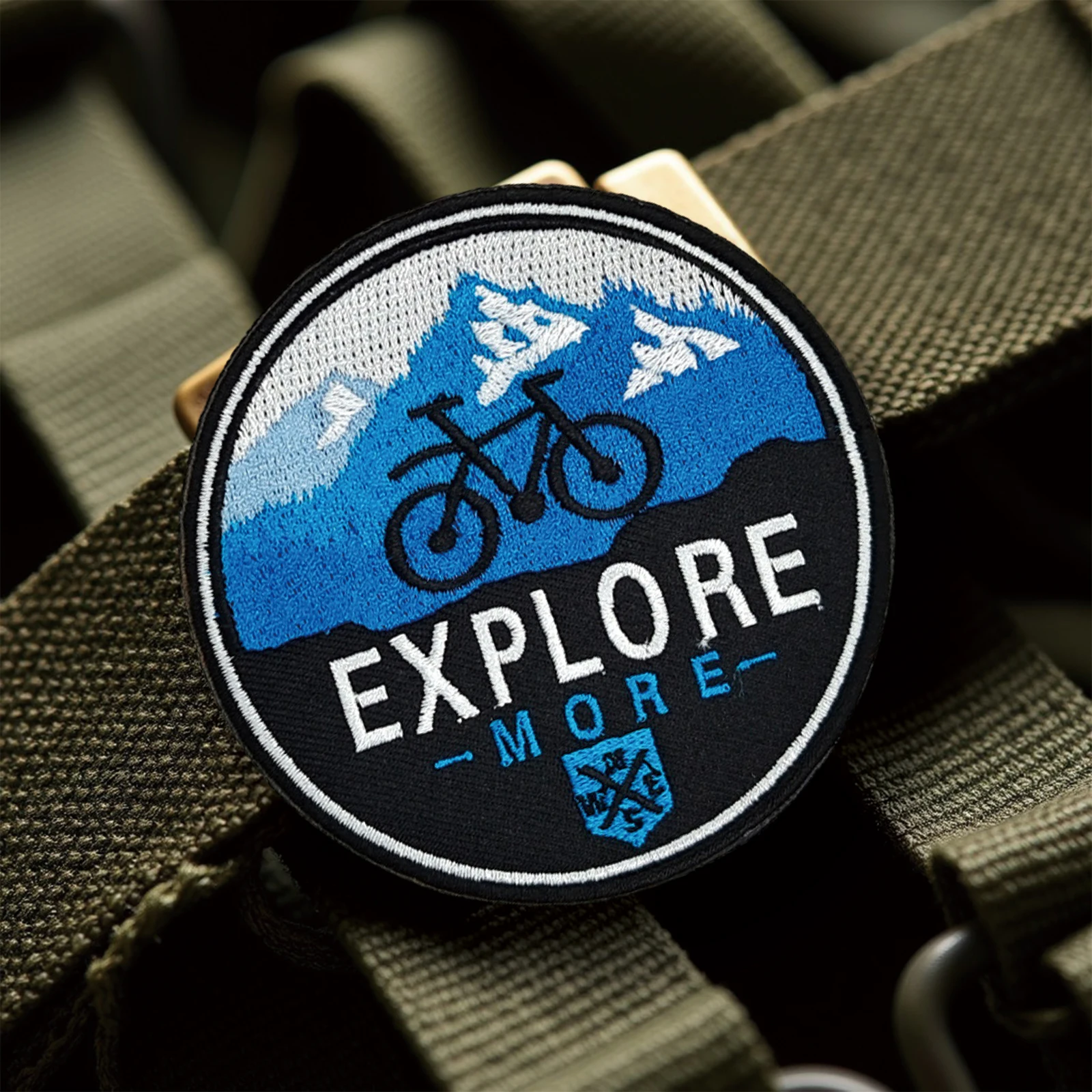 Parche de Velcros con símbolo de cinta de St George, insignia bordada con cierre de gancho y bucle divertido para mochila táctica Molle, chaqueta - imagen 4