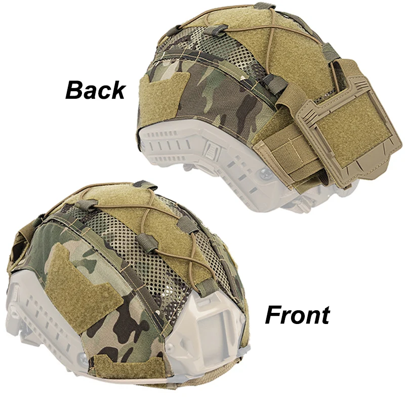 Cubierta táctica para casco con bolsa de batería NVG para casco FAST MH PJ BJ OPS-Core Airsoft, accesorios para caza y Paintball - imagen 5